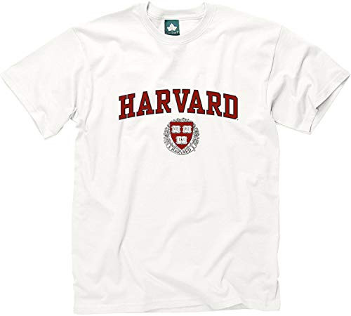 Ivysport Harvard University Short-Sleeve T-Shirt Crest White Large