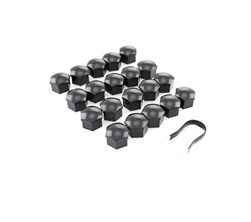 Saab Original 9-5 9-3 Wheel Bolt Cover Kit  20pk  - Black 12771404