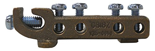NSi GBIBZ-126-4414WC Ground Bar Bonding Connector Bridge with Cover