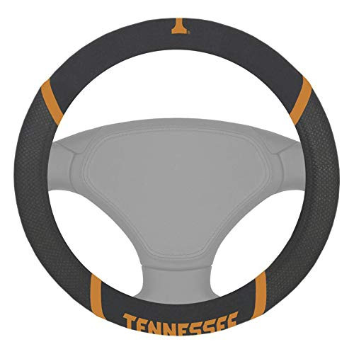 FANMATS 14930 NCAA University of Tennessee Volunteers Polyester Steering Wheel Cover15 inchx15 inch FANMATS 14930 NCAA University of Tennessee Volunteers Polyester Steering Wheel Cover15 inchx15 inch