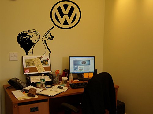 Vw Logo Sticker E.t. Decal Wall Art Wall Decals Home Decor Wall Stickers Wall Decals for Kids Vw Bus Tr354