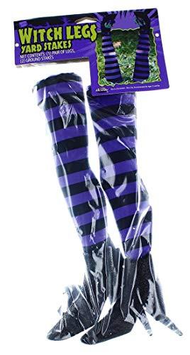 Fun World Witch Legs Grave Breakers Yard Stakes