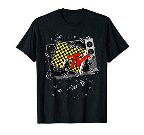 MTV Checker Board Breaking Tv T-Shirt