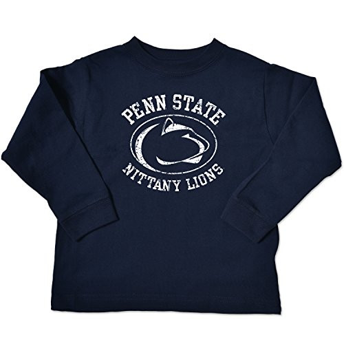 NCAA Penn State Nittany Lions Toddler Long Sleeve Tee 4 Toddler Navy NCAA Penn State Nittany Lions Toddler Long Sleeve Tee 4 Toddler Navy