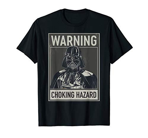 Star Wars Darth Vader Warning Choking Hazard T-Shirt