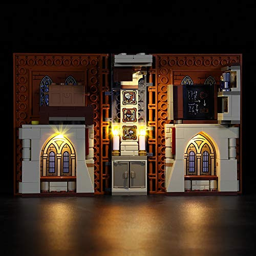 T-Club Classic LED Light Kit for Lego Harry Potter Hogwarts Moment Charms Class 76385  Lighting Kit Compatible with Lego 76385   Not Include Lego Set    76385