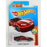 Hot Wheels, 2016 HW Digital Circuit, '11 Corvette Grand Sport [Maroon] Treasure Hunt #22/250