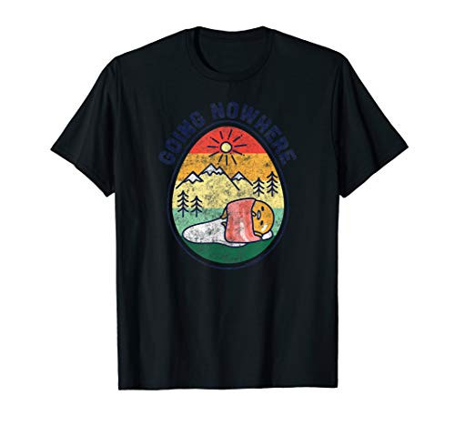 Gudetama the Lazy Egg Camping Going Nowhere T-Shirt Gudetama the Lazy Egg Camping Going Nowhere T-Shirt