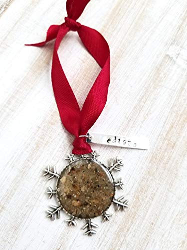 Edisto South Carolina Beach Sand Christmas Holiday Ornament