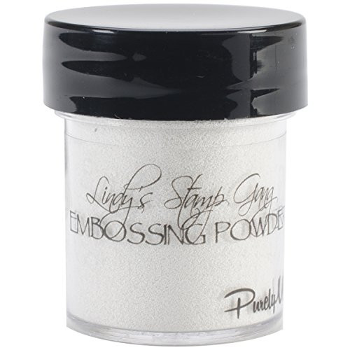 Lindy's Stamp Gang 2-Tone Embossing Powder .5-Ounce Jars, Purely White