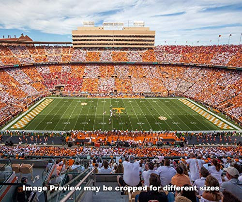 Tennessee Volunteers Neyland Stadium UT Vols NCAA Football Checkerboard Stadium Field 50 Yard Line 1220 Photo Print 8x10-36x48 CHOICES Tennessee Volunteers Neyland Stadium UT Vols NCAA Football Checkerboard Stadium Field 50 Yard Line 1220 Photo Print 8x10-36x48 CHOICES