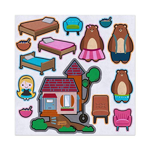 Goldilocks and the Three Bears Felt Play Art Set Flannel Board Story Storyboard Pieces Goldilocks and the Three Bears Felt Play Art Set Flannel Board Story Storyboard Pieces