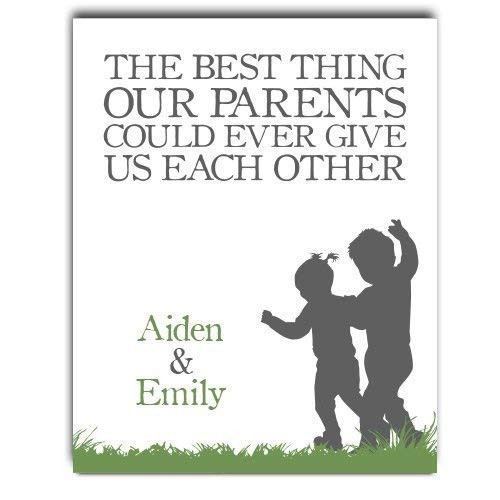 Brother Sister Paper Art Print   Brother Sister Decor   Sibling Decor   Boy Girl Room   Playroom Sign   Playroom Art   Shared Bathroom   Boy Girl Room   Boy Girl Decor