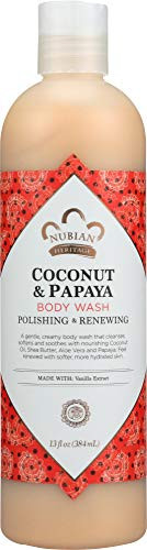 Nubian Heritage  NOT A CASE  Body Wash Coconut  and  Papaya