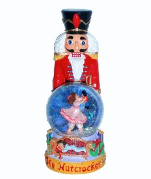 Nutcracker Ballet Mini Snow Globe Standing Nutcracker with Clara 4.5 inch Nutcracker Ballet Mini Snow Globe Standing Nutcracker with Clara 4.5 inch