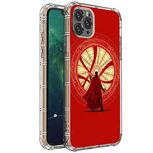 iPhone 11 Pro Max CaseClear with Wheel of Time Pattern Design Plastic iPhone 11 Pro Max Case TPU Bumper Protective Case Compatible with Apple iPhone 11 Pro Max