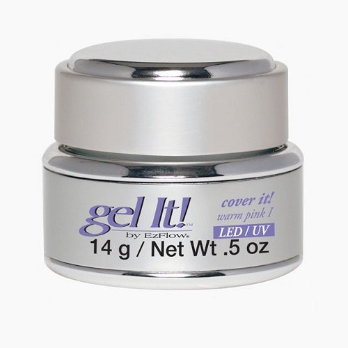 Ezflow Gel It - Cover It Warm Pink I - LED UV Gel - 0.5oz  14g  - 42365