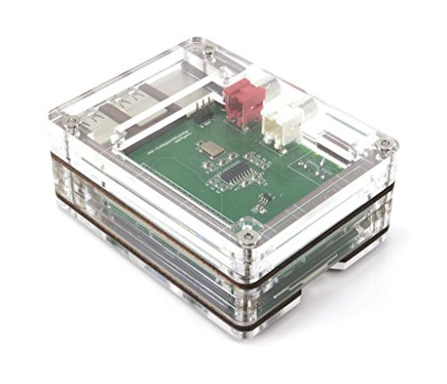 Zebra Tall Top HAT Case for Raspberry Pi 3 Pi2 B B plus ~Wood C4Labs