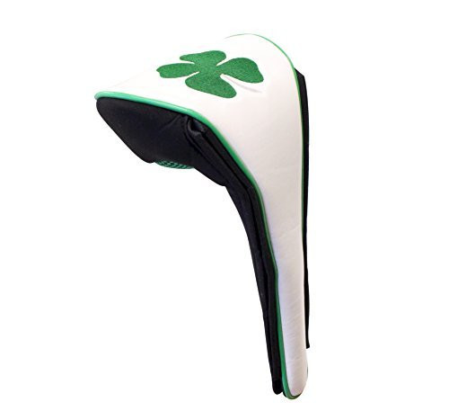 JP Lann Lucky Four Leaf Clover Shamrock Driver Golf Club Headcover