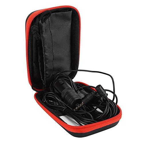 Tonysa Lavalier Microphone Condenser Microphone with Windproof Cover Professional-Grade Wearable Single Microphone