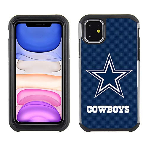 Prime Brands Group Cell Phone Case for Apple iPhone 11 - NFL Licensed Dallas Cowboys - Textured TeamColor NFL Dallas Cowboys  NFL-TX1-IP11-COWB