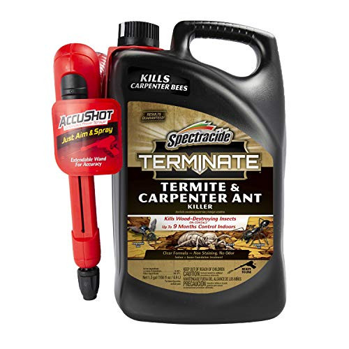 Spectracide HG-96375 Terminate Termite and Carpenter Ant Killer AccuShot Sprayer 1.33-gal 1.3 gal Spectracide HG-96375 Terminate Termite and Carpenter Ant Killer AccuShot Sprayer 1.33-gal 1.3 gal