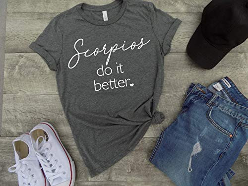 Scorpio zodiac tee shirt birthday gift idea horoscope T- shirt gift tee Scorpio zodiac tee shirt birthday gift idea horoscope T- shirt gift tee