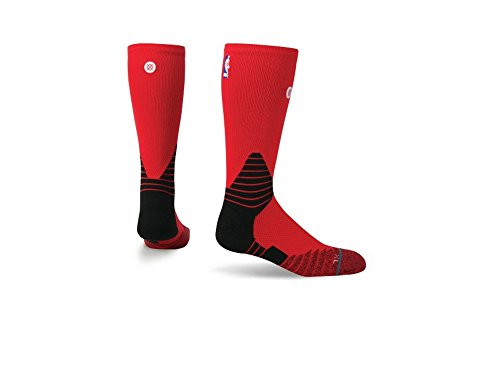 Stance NBA Solid Crew  Red Medium 6-8.5 Stance NBA Solid Crew  Red Medium 6-8.5