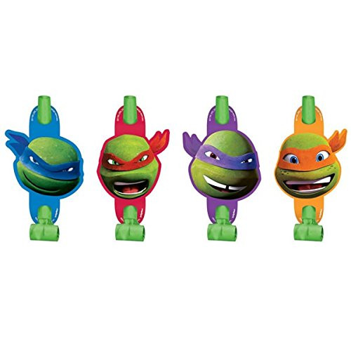 8 Count Teenage Mutant Ninja Turtles Blowouts, Multicolored