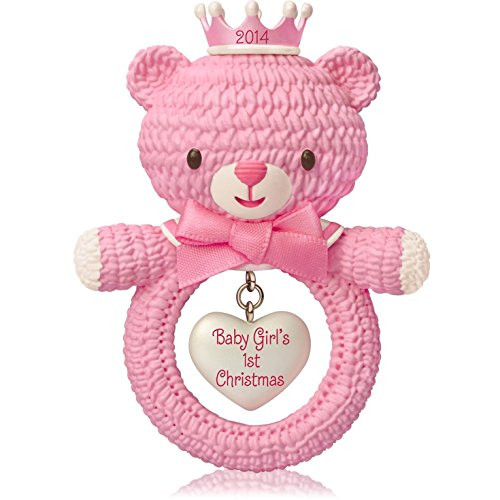 1 X Baby Girl's First Christmas - 2014 Hallmark Keepsake Ornament