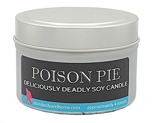 Blueberry Pie Scented Soy Candle - 4oz. Tin - Poison Pie
