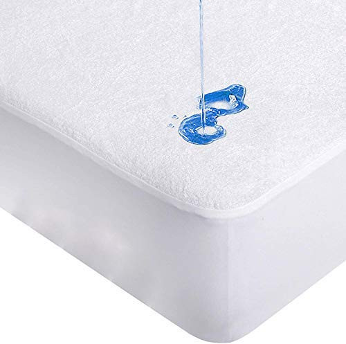 Waterproof Mattress Protector Ultra Soft Breathable Mattress Pad Cover Bamboo Smooth 3D Air Fabric Comfort NoiselessVinyl-Free King Size