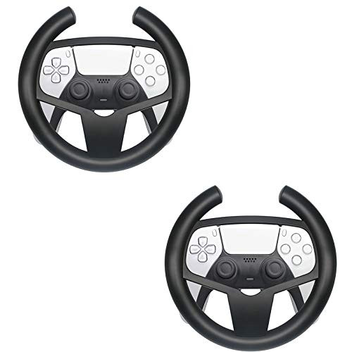 2 Pcs PS5 Gaming Racing Steering WheelRacing Steering Wheel for Sony PS5 Gamepad Controller for Playstation 5 Joypad Grip Controller