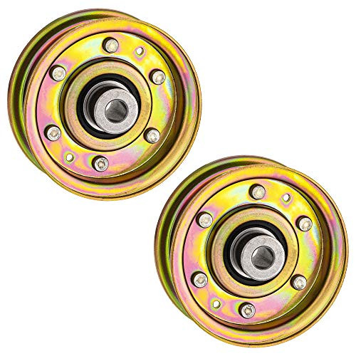 8TEN Flat Idler Pulley for MTD Cub Cadet LTX1042 LT2000 LTX 1045 1046 756-0981A 756-04224 2 Pack