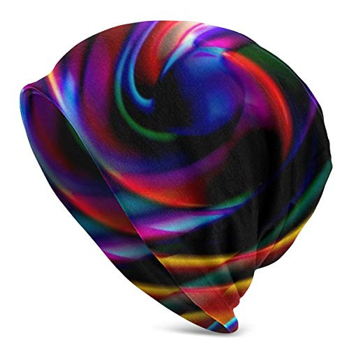 YongColer Men  and  Women Casual Daily Headwear Stretchy Breathable Slouchy Beanie Hat Slouch Skull Cap Large Baggy Hat - Tie Dye