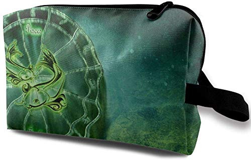 Green Scorpio Star Cosmetic Bag for WomenAdorable Roomy Makeup Bags Travel Waterproof Toiletry Bag Accessories Organizer Gifts Green Scorpio Star Cosmetic Bag for WomenAdorable Roomy Makeup Bags Travel Waterproof Toiletry Bag Accessories Organizer Gifts