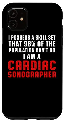 iPhone 11 Cardiac Sonographer Echo Tech Skill Set RDCS Case