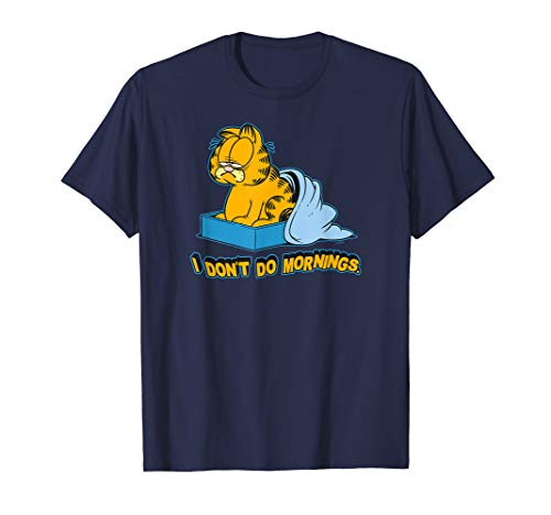 Garfield I Dont Do Mornings T Shirt