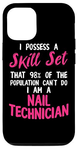 iPhone 12 12 Pro Nail Technician Skill Set Nail Tech Artist Manicurist Case