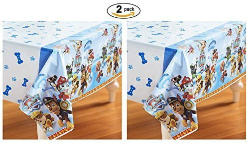 PAW Patrol Plastic Tablecover, 2 pack