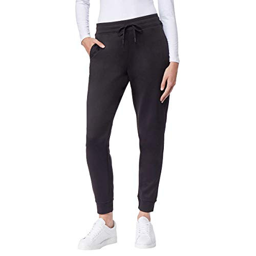 32 DEGREES Ladies  Tech Fleece Jogger  Black X-Large