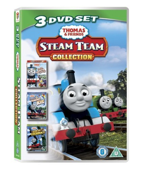Thomas and Friends Steam Team Collection- Splish Splash Splosh Thomas and the Runaway Kite Creaky Cranky DVD Thomas and Friends Steam Team Collection- Splish Splash Splosh Thomas and the Runaway Kite Creaky Cranky DVD