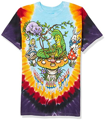 Liquid Blue Men s All Mad Here T-Shirt Tie Dye XX-Large