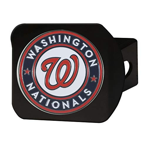 FANMATS 26752 MLB - Washington Nationals Color Hitch Cover - Black