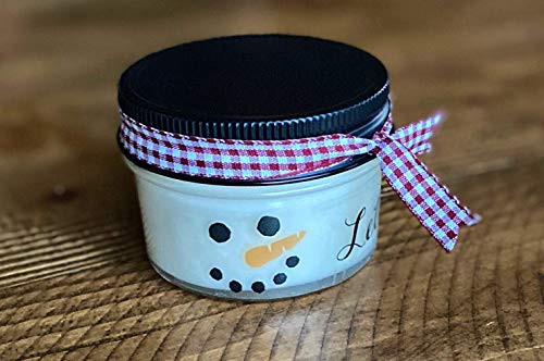 Snowman Candle Christmas Candle Holiday candle 4oz