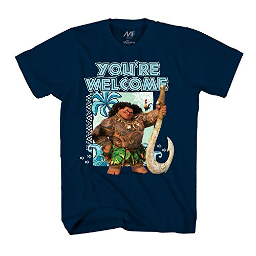 Disney Moana Maui You re Welcome T-shirt XXL Blue Disney Moana Maui You re Welcome T-shirt XXL Blue