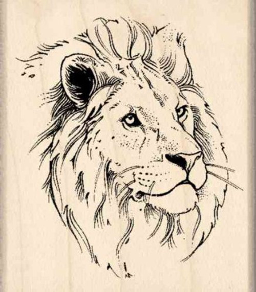 Stamps by Impression ST 0766a Lion Rubber Stamp