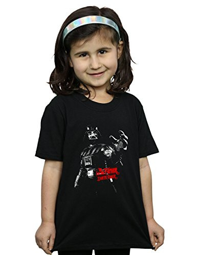 Star Wars Girls Darth Vader I Am Your Father T-Shirt Black 5-6 Years