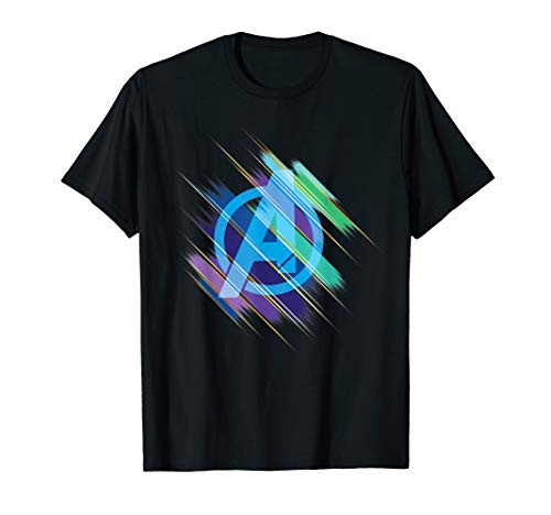 Marvel Avengers  Endgame Logo Blurred Ink T-Shirt