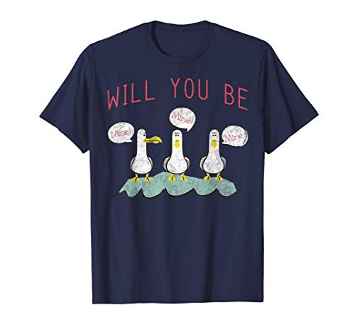 Disney Pixar Finding Nemo Valentine Will You Be Mine T-Shirt